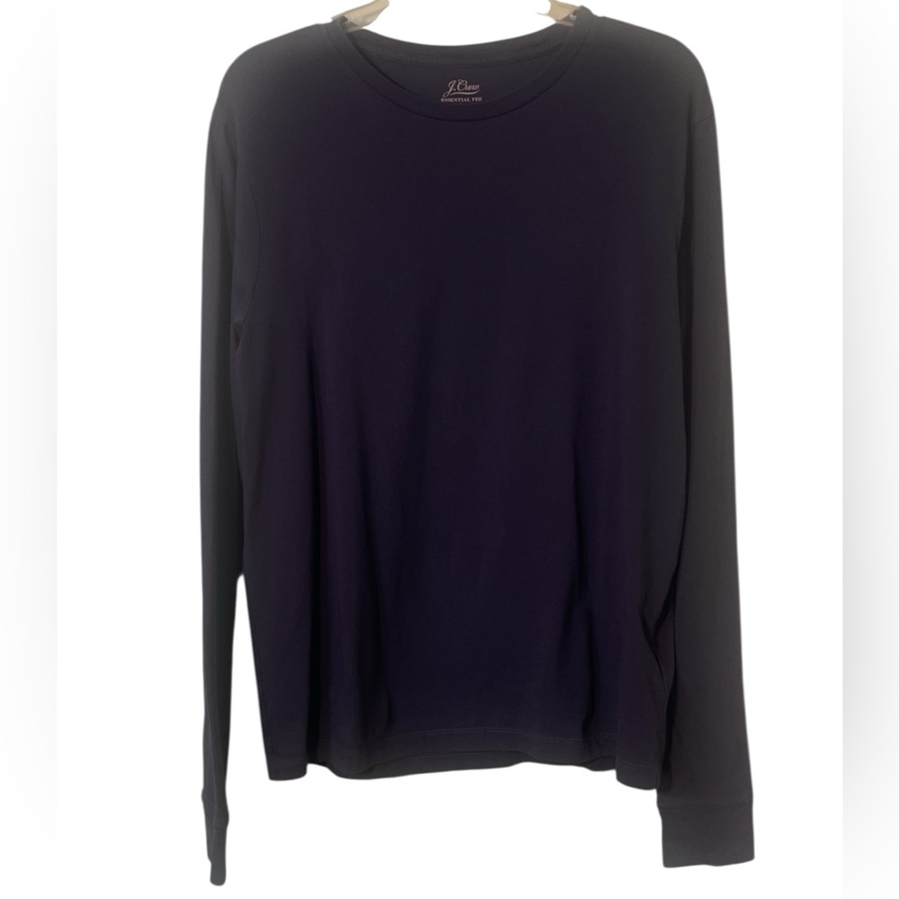 J. Crew Essentials long sleeve crew neck Tee. Size medium GUC